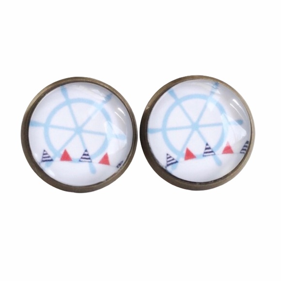 thejeweladdict Jewelry - 3 for 15🎀 rudder bronze tone earrings